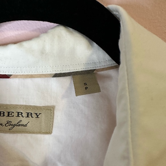 Burberry White Button Down Shirt Size Small - Picture 5 of 11